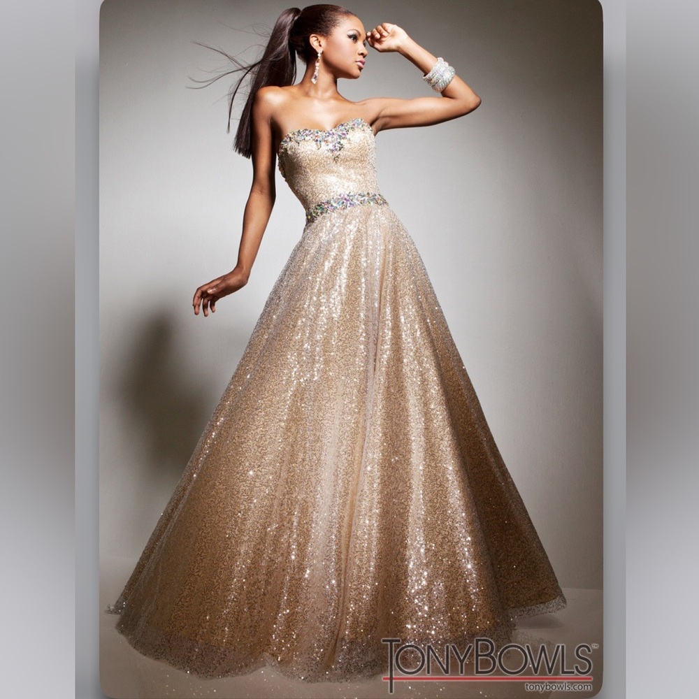 Tony Bowls pageant dress or prom dress. This is my last offer on price $35